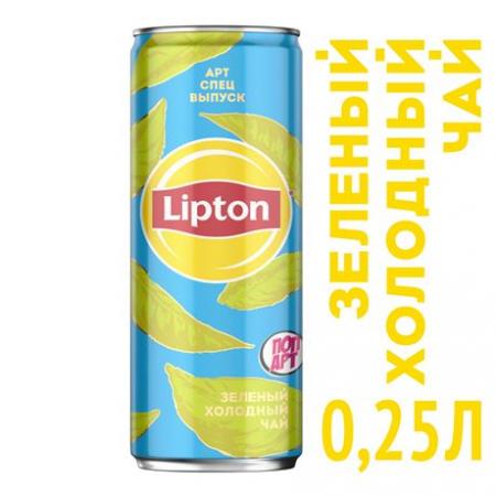 Lipton Ice Tea / Липтон зеленый 0,25 л. (12 бан.) - основное фото