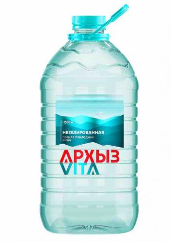 Вода Архыз VITA 5л. (2 бут.) минеральная вода - основное фото