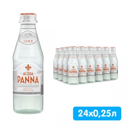 Вода Acqua Panna / Аква Панна 0,25л. без газа (24 бут) стекло - основное фото