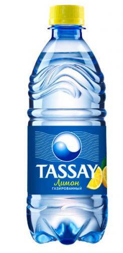 Тассай (TASSAY) 0,5 л. минеральная со вкусом лимона газ. ПЭТ (12шт) - основное фото