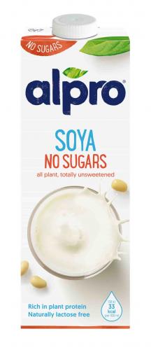 Alpro соевый напиток без сахара и без соли 1л. 12шт. - основное фото