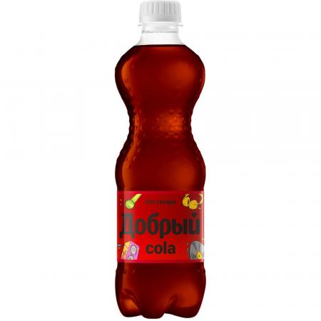 Напиток Добрый Кола без сахара 0,5л ПЭТ (24) - основное фото