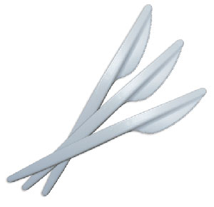 Ножи пластиковые (100 шт.) - основное фото
