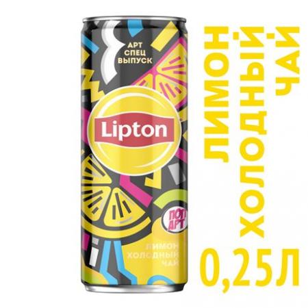 Lipton Ice Tea / Липтон лимон 0,25 л. (12 бан.) - основное фото