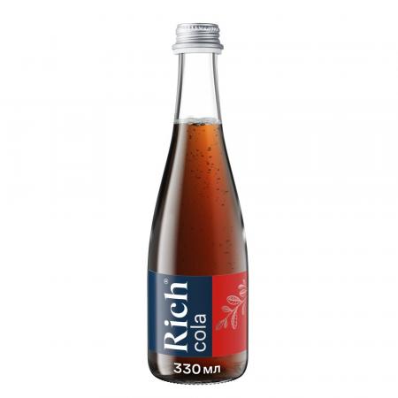 Напиток Rich / Рич кола (Cola) газированный, 0,33л (12) - основное фото