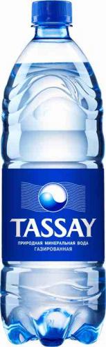 Вода Тассай (TASSAY) 1 л. минеральная газ ПЭТ (6шт) - основное фото