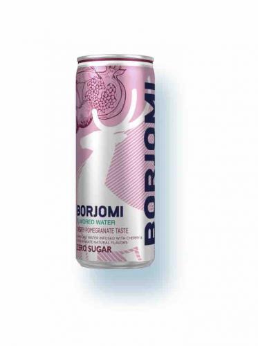 Напиток Borjomi Flavored Water Вишня-Гранат, 0,33л, 12 шт - основное фото