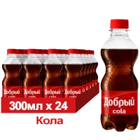 Напиток Добрый Кола газированный 0,3л ПЭТ(24)
