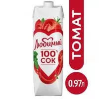 Сок Любимый Томат 0,97 (12)