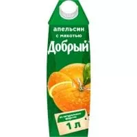 Сок Добрый Апельсин 1л. (12 шт.)