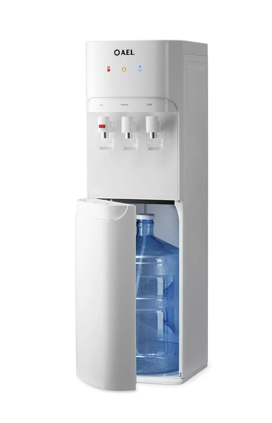 Кулер для воды LD-AEL-808a full white с нижней загрузкой бутыли - дополнительное фото