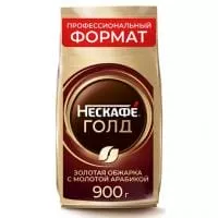 Кофе NESCAFE GOLD/НЕСКАФЕ ГОЛД 900 гр м/у (1 шт)