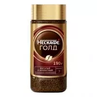 Nescafe Gold растворимый 190 гр (1шт)