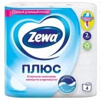 Туалетная бумага Zewa Плюс (4 шт)