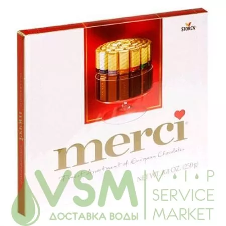Конфеты Merci шоколадные Ассорти 250 гр. - дополнительное фото