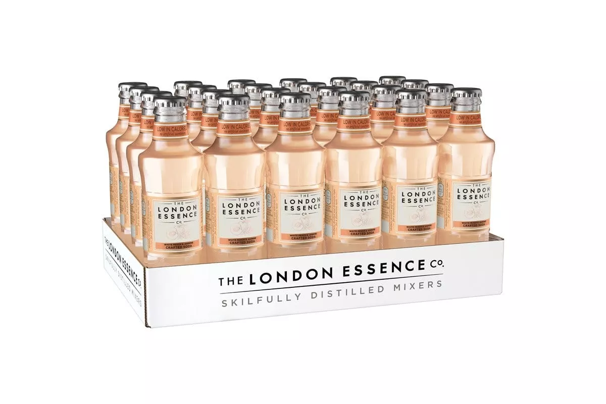 London Essence White Peach&Jasmine Crafted Soda (Персик и Жасмин), 0,2л (24 бут) - дополнительное фото
