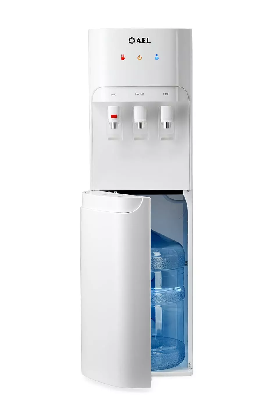 Кулер для воды LD-AEL-808a full white с нижней загрузкой бутыли - дополнительное фото