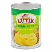 Ананасы LUTIK кольца в сиропе, 850г.ж/б (1) – 510,00