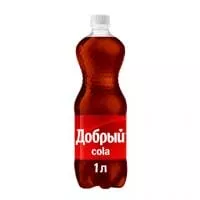 Напиток Добрый Кола газированный 1л ПЭТ (12)