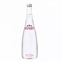Вода Evian / Эвиан 0,75 л. б/г (12 бут.) стекло