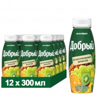 Сок ДОБРЫЙ 0,3 л Мультифрукт (12)