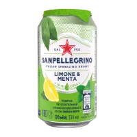 Вода San Pellegrino лимон-мята 0,33л. (24 шт.)
