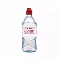 Вода Evian / Эвиан 0,75 л. без газа (6 бут.) спорт