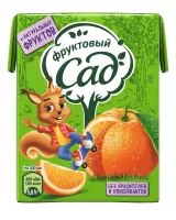 Фруктовый Сад апельсиновый 0,2 л. (27 шт.)