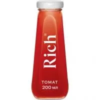 Сок Rich томатный с солью, 0,2л (12)