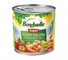 Фасоль белая в томатном соусе ж/б 400г. BONDUELLE