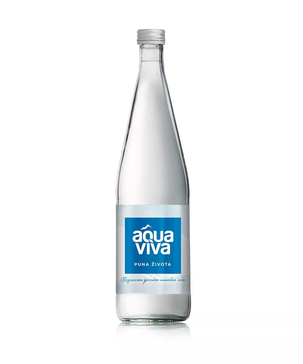 Вода Aqua Viva /Аква Вива 0,75 л. без газа (12 шт.) стекло - дополнительное фото