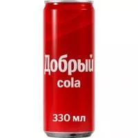 Напиток Добрый Кола газированный 0,33 ж/б (24)