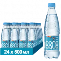 Вода БонаАква / BonаAqua 0,5 л. негазированная (24 бут.)