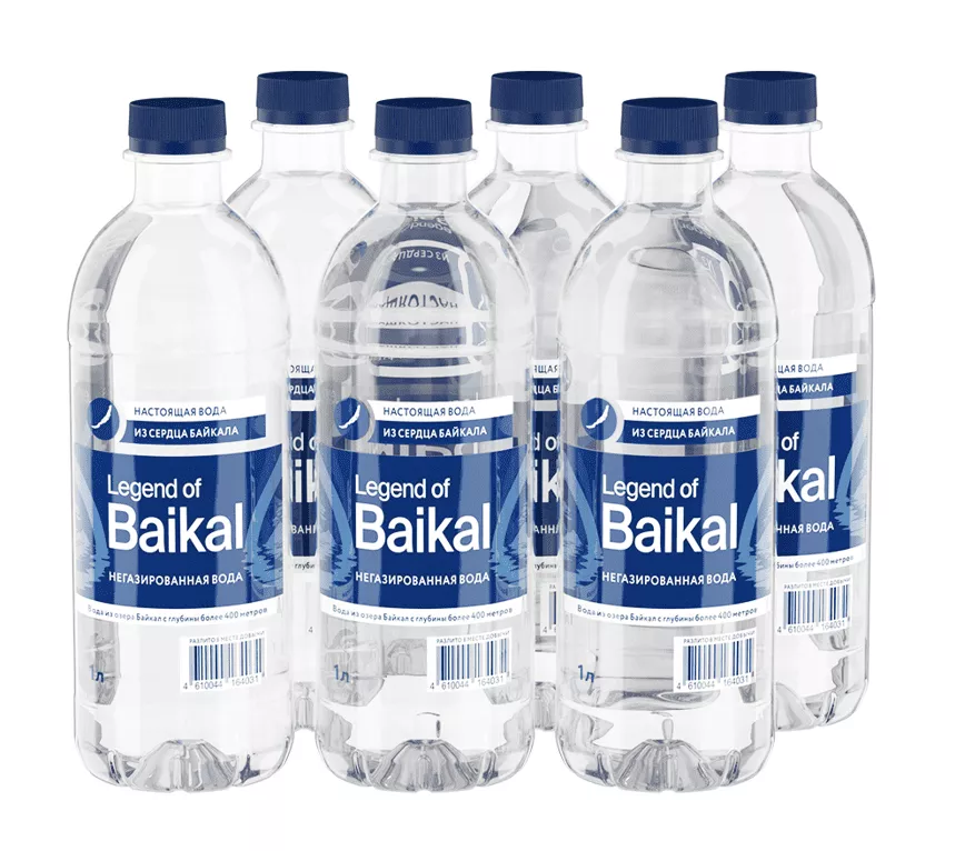 Вода Легенда Байкала (Legend of Baikal) 1л, негазированная, 6шт, ПЭТ - дополнительное фото