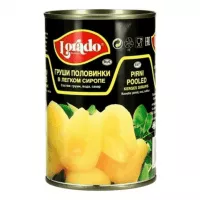 Груши LORADO половинки в сиропе, 820г. ж/б (1) – 640,00