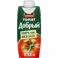 Сок Добрый Томат 0,33л. (24 шт.)