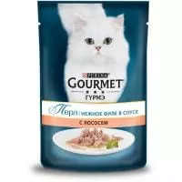 GOURMET/ Гурмэ Perle мини-филе с лососем, 85 г, 24шт.