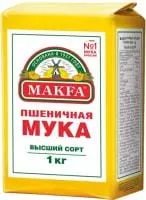 Мука Makfa пшеничная высший сорт 1 кг