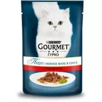 GOURMET/ Гурмэ Perle мини-филе с говядиной, 85 г, 24шт. 