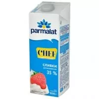 Сливки ПАРМАЛАТ 35% 1л. (12шт)