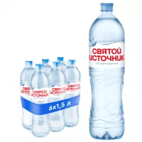 Вода Святой источник 1,5 л. без газа (6 бут.)