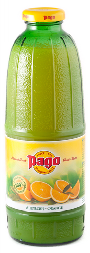 Сок Pago/Паго апельсин 0.75 л. (6 бут.) - дополнительное фото