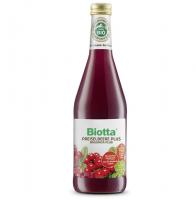 Biotta / Биотта 0.5л из дикорастущей брусники и клюквы Био-нектар (6 шт) стекло