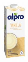 Alpro соевый напиток со вкусом ванили, обогащенный кальцием и витаминами  1л. 8шт.