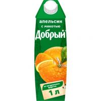 Сок Добрый Апельсин 1л. (12 шт.)