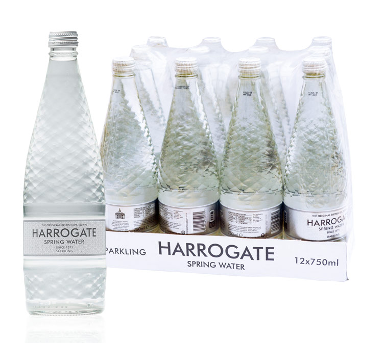 Вода Harrogate 0,75 л. газированная (12 бут) стекло - дополнительное фото