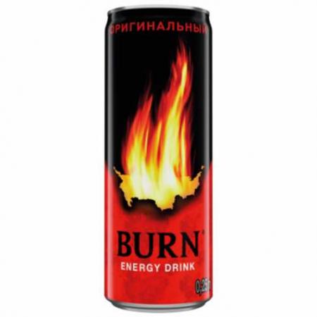 Энергетический напиток Burn 0,25л. (12 бан.) - дополнительное фото