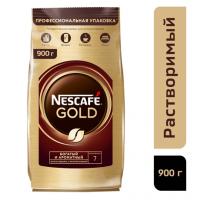 Кофе NESCAFE GOLD/НЕСКАФЕ ГОЛД 900 гр м/у (1 шт)