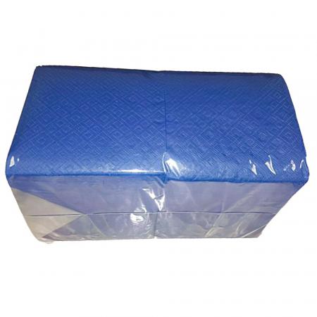 Салфетки Синие бумажные, однослойные (400 шт) - дополнительное фото
