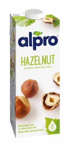Alpro ореховый напиток со вкусом фундука, обогащенный кальцием и витаминами, 1л. 8шт. - дополнительное фото